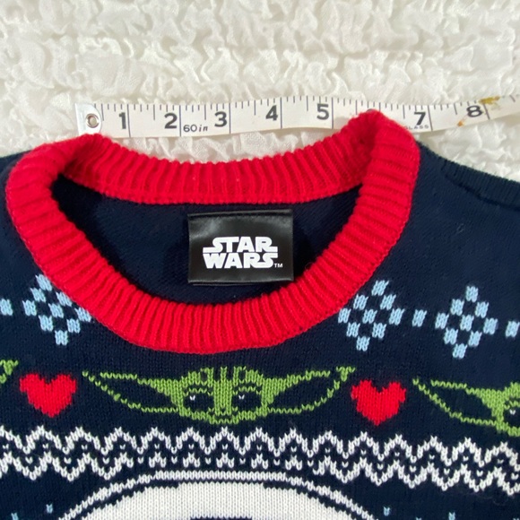 💥HP Holiday Grogu original Stars wars and mandalorian sweater by GeekNet S - Picture 2 of 9